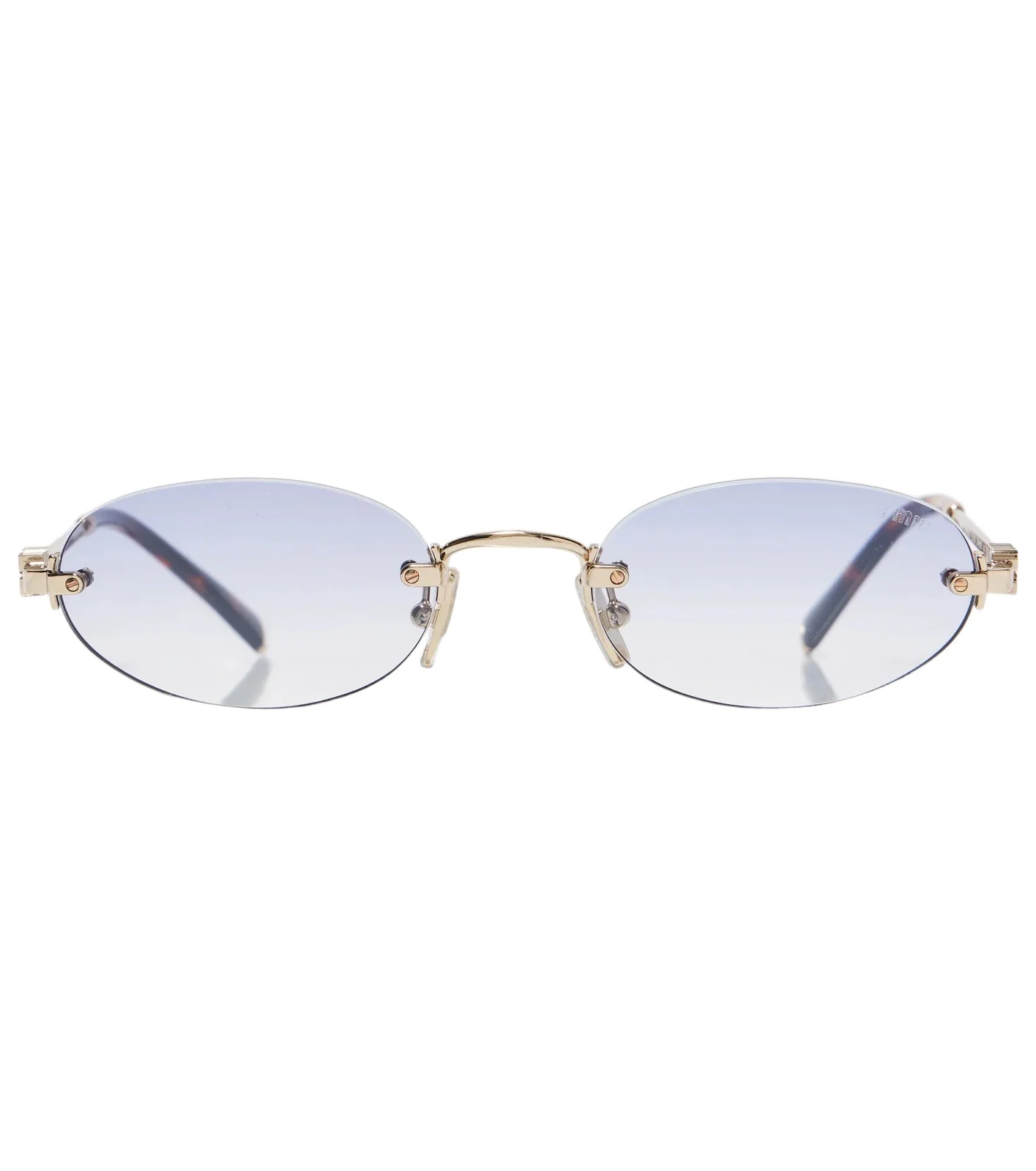 Logo oval sunglasses