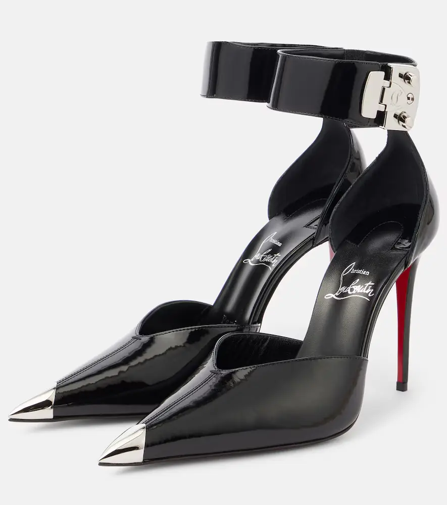 Christian Louboutin Lock Me Up 100 embellished leather pumps | Thumbnail 2 Christian Louboutin Lock Me Up 100 embellished leather pumps | Thumbnail 2