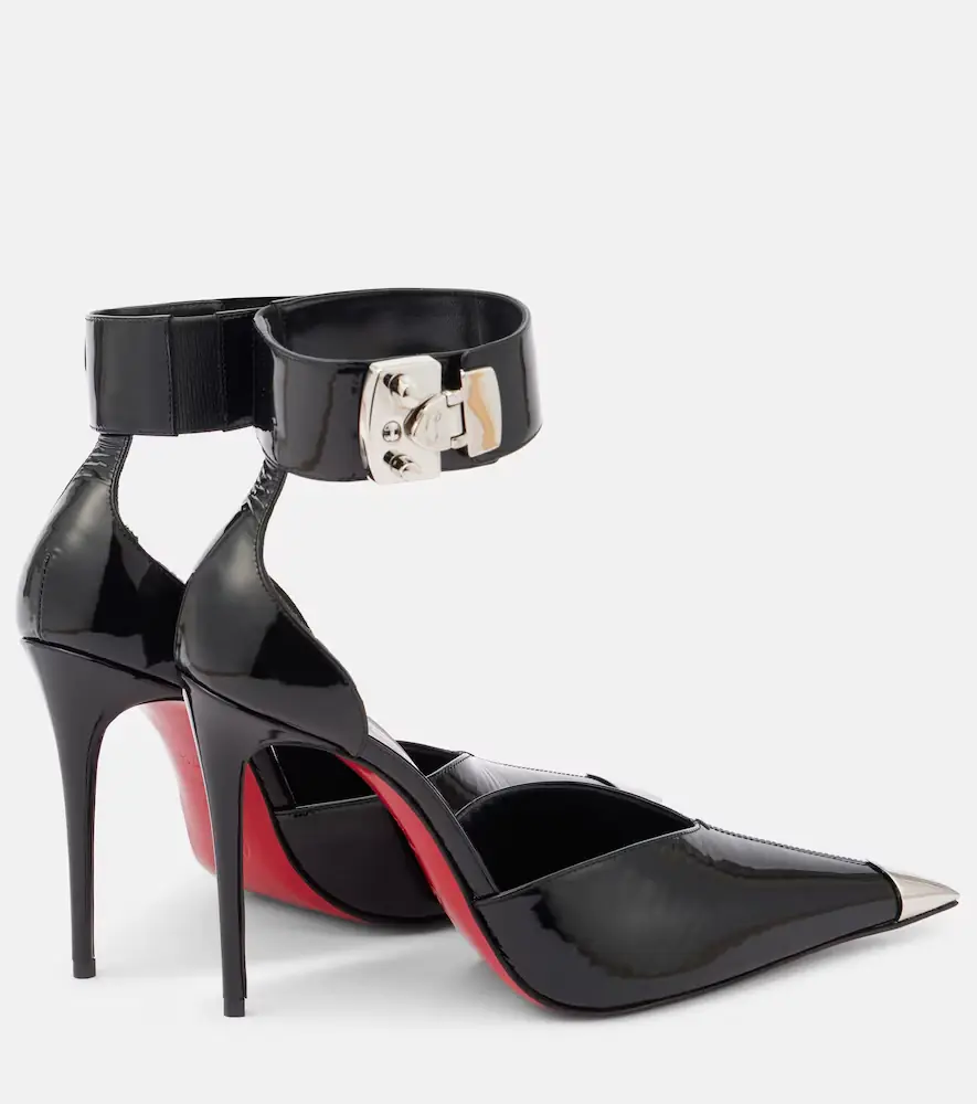 Christian Louboutin Lock Me Up 100 embellished leather pumps | Thumbnail 3 Christian Louboutin Lock Me Up 100 embellished leather pumps | Thumbnail 3