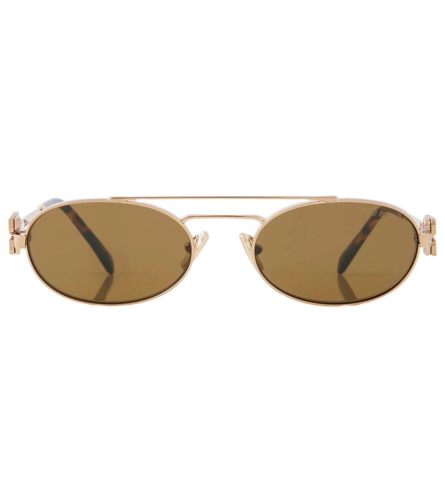 Logo oval sunglasses
