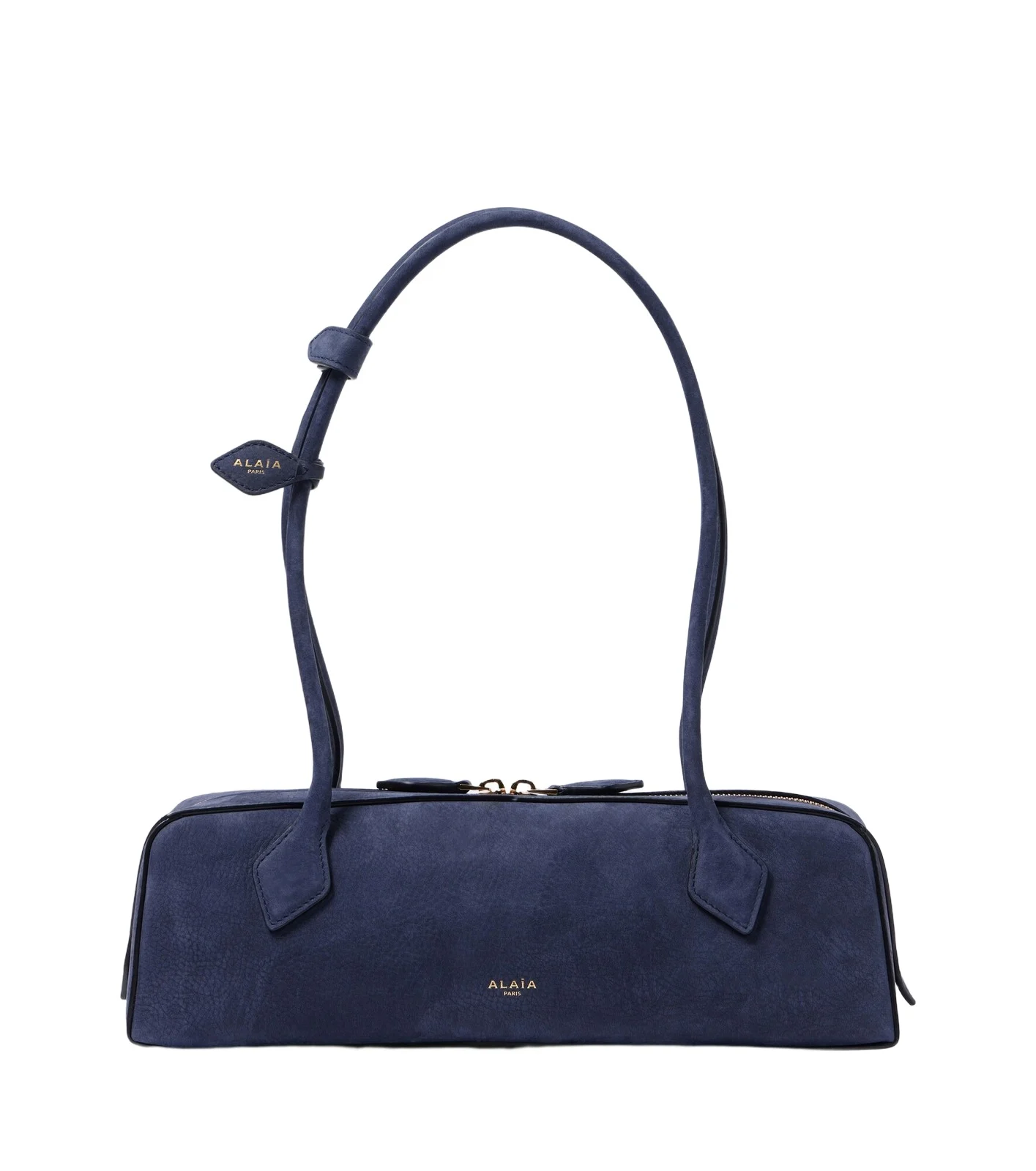 Le Teckel suede shoulder bag