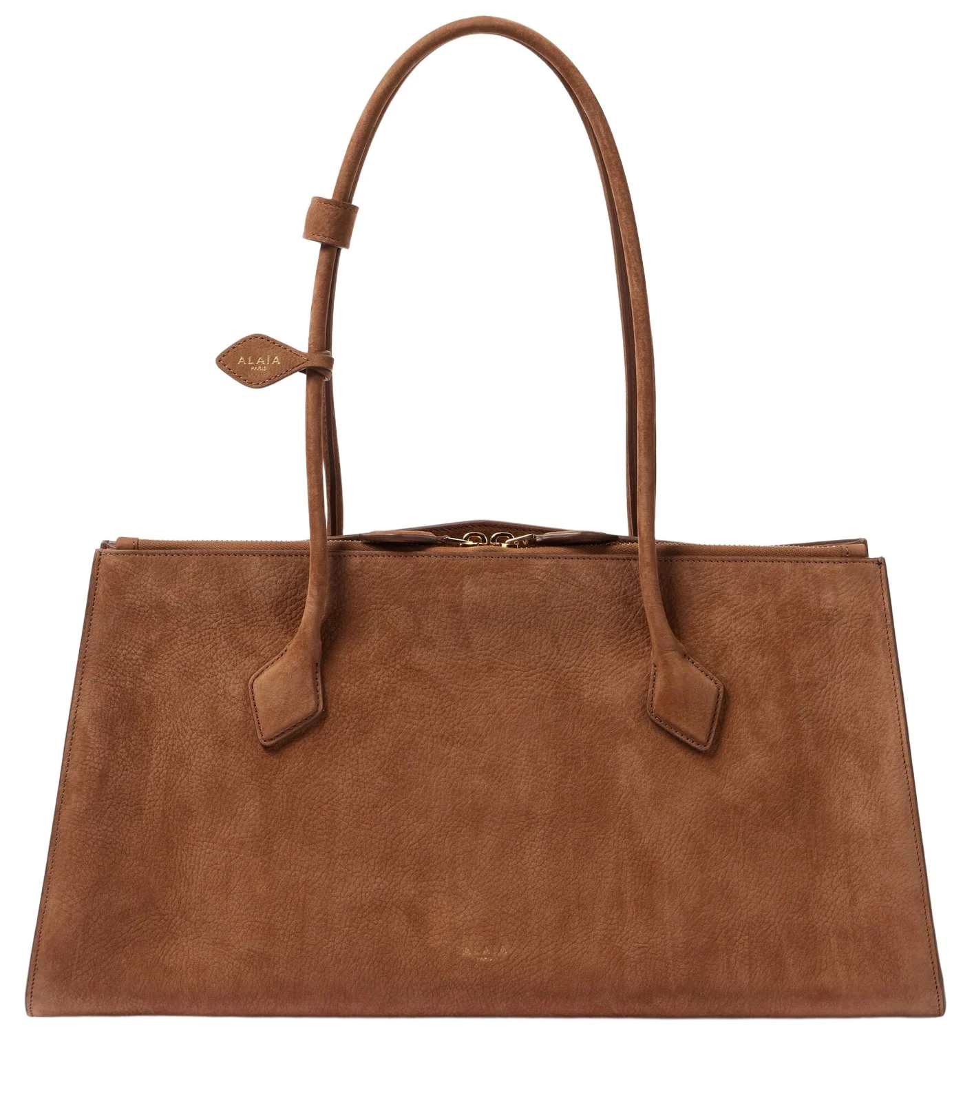 ALAÏA ALAÏA Le Teckel suede tote bag