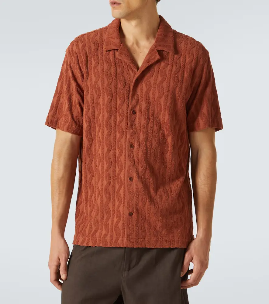 Frescobol Carioca Roberto cotton bowling shirt | Thumbnail 3 Frescobol Carioca Roberto cotton bowling shirt | Thumbnail 3