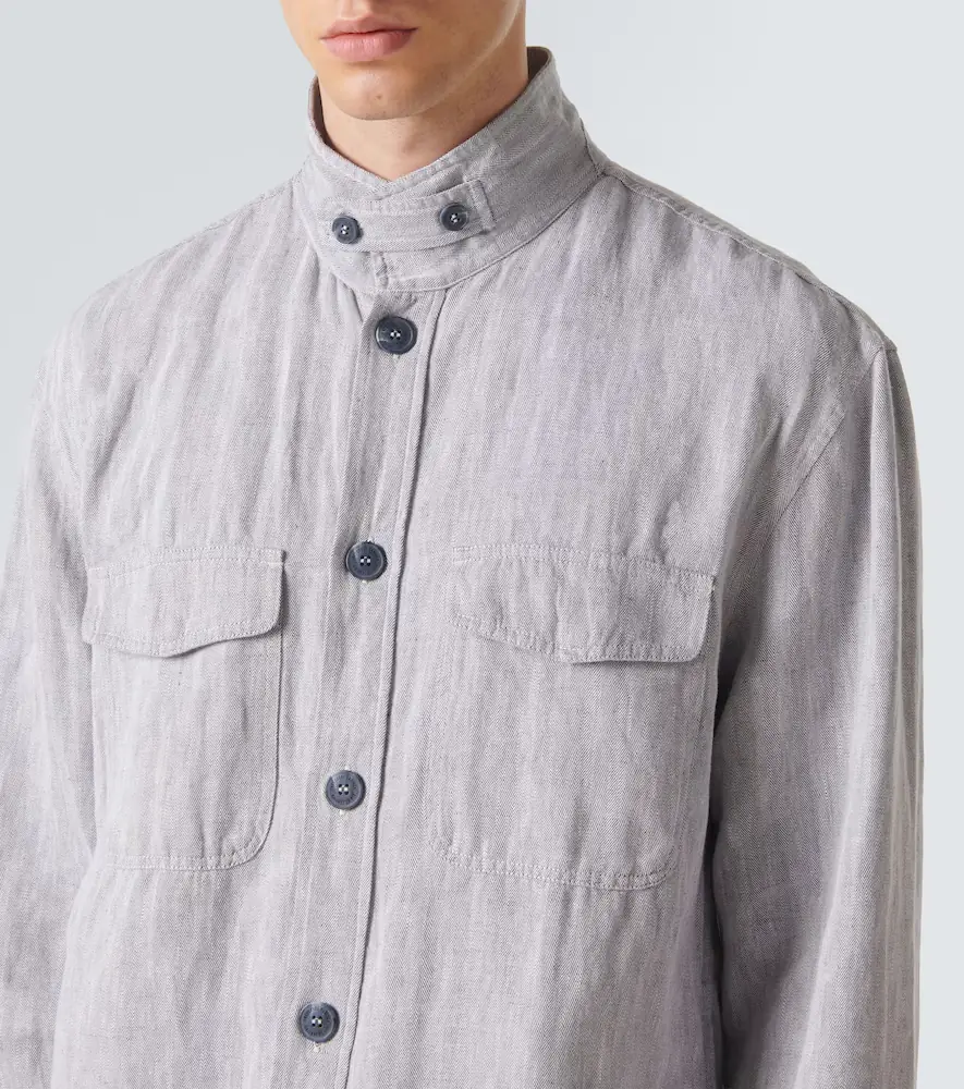 Frescobol Carioca Nuno cotton and linen overshirt | Thumbnail 2 Frescobol Carioca Nuno cotton and linen overshirt | Thumbnail 2