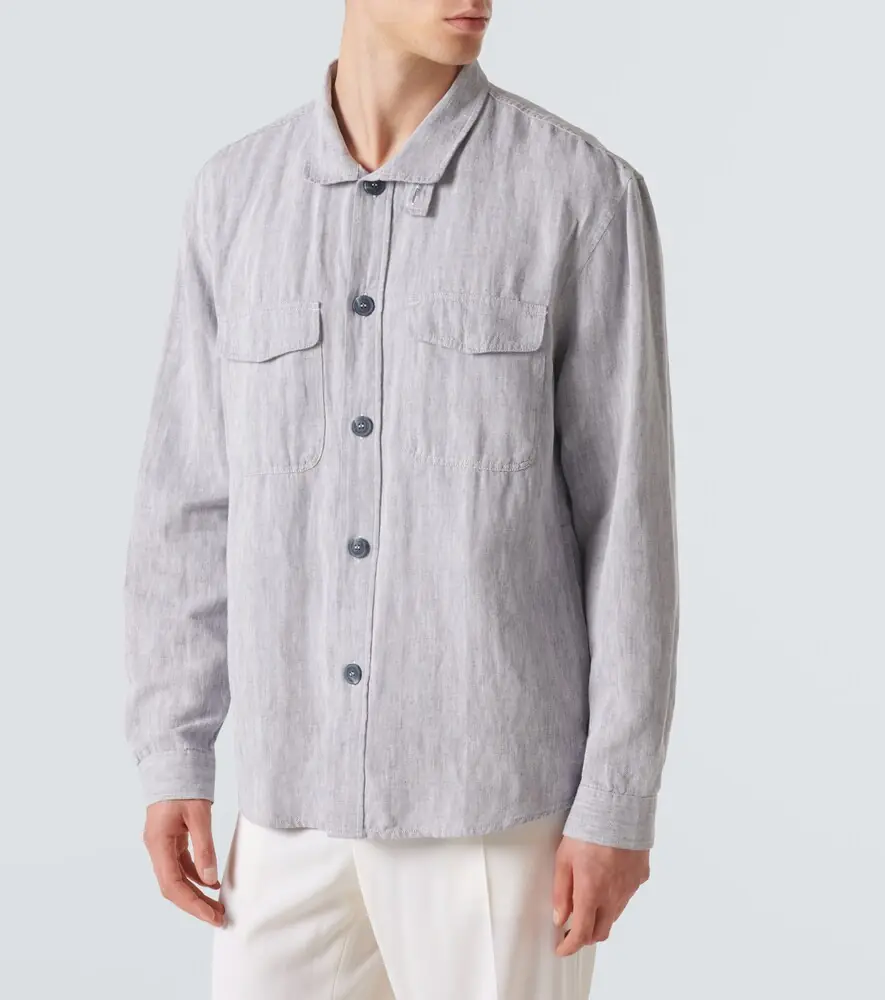Frescobol Carioca Nuno cotton and linen overshirt | Thumbnail 5 Frescobol Carioca Nuno cotton and linen overshirt | Thumbnail 5