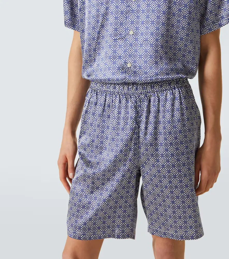 Frescobol Carioca Palma silk-blend Bermuda shorts | Thumbnail 3 Frescobol Carioca Palma silk-blend Bermuda shorts | Thumbnail 3