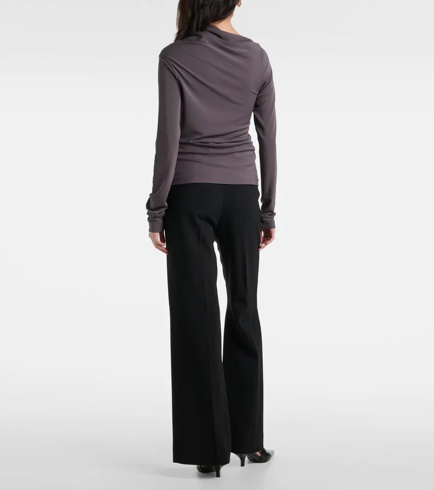 TOTEME Draped jersey top | Thumbnail 5 TOTEME Draped jersey top | Thumbnail 5