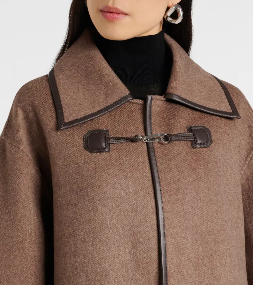 TOTEME Double clasp wool coat | Thumbnail 4