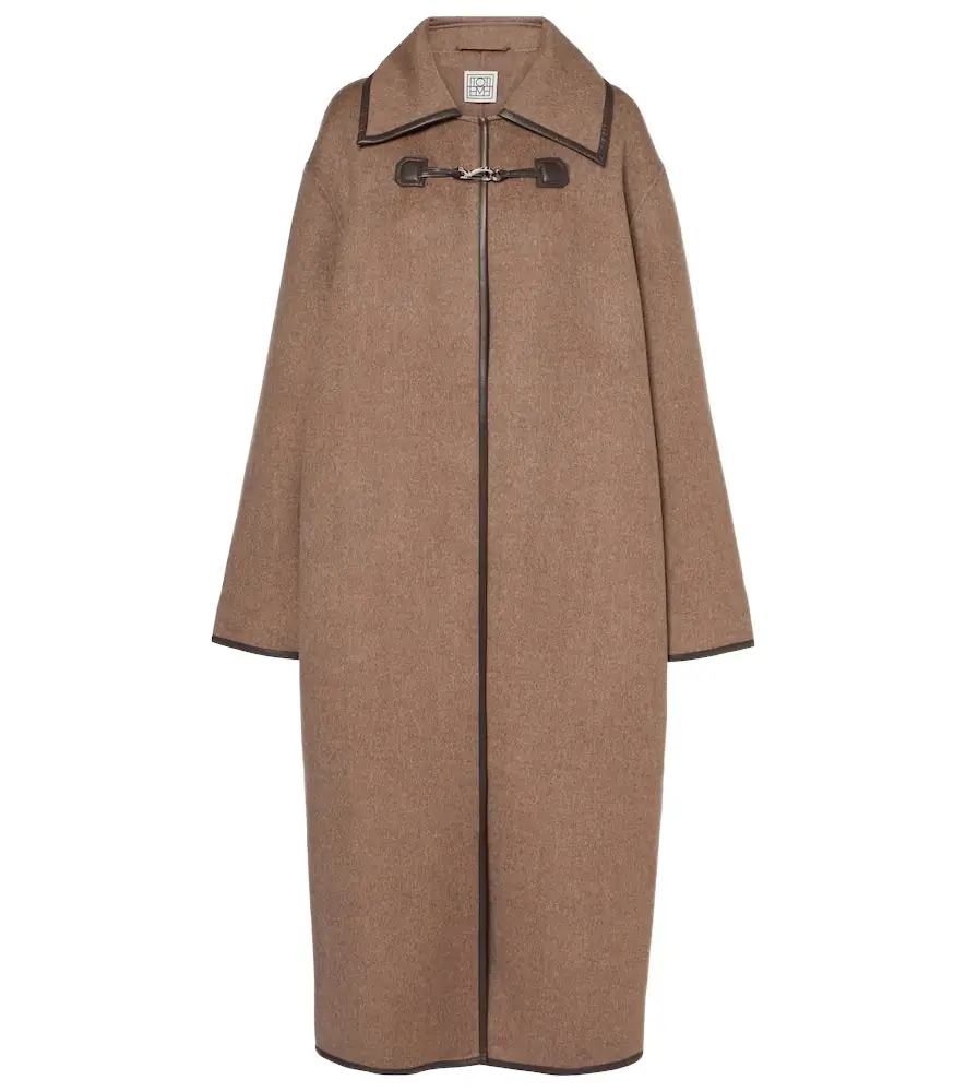 TOTEME Double clasp wool coat