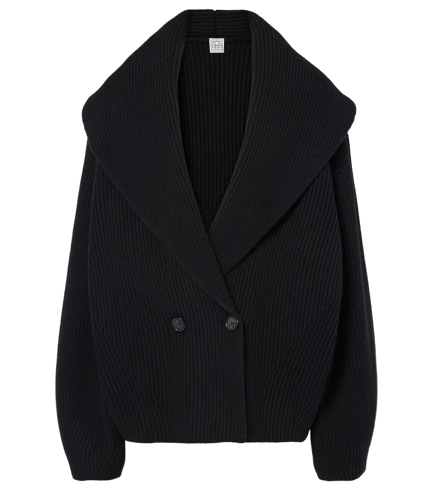 Wool-blend cardigan