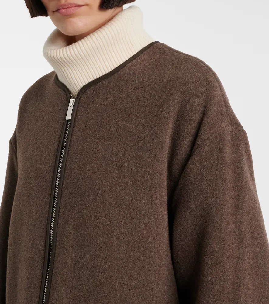 TOTEME Felted wool-blend jacket | Thumbnail 2