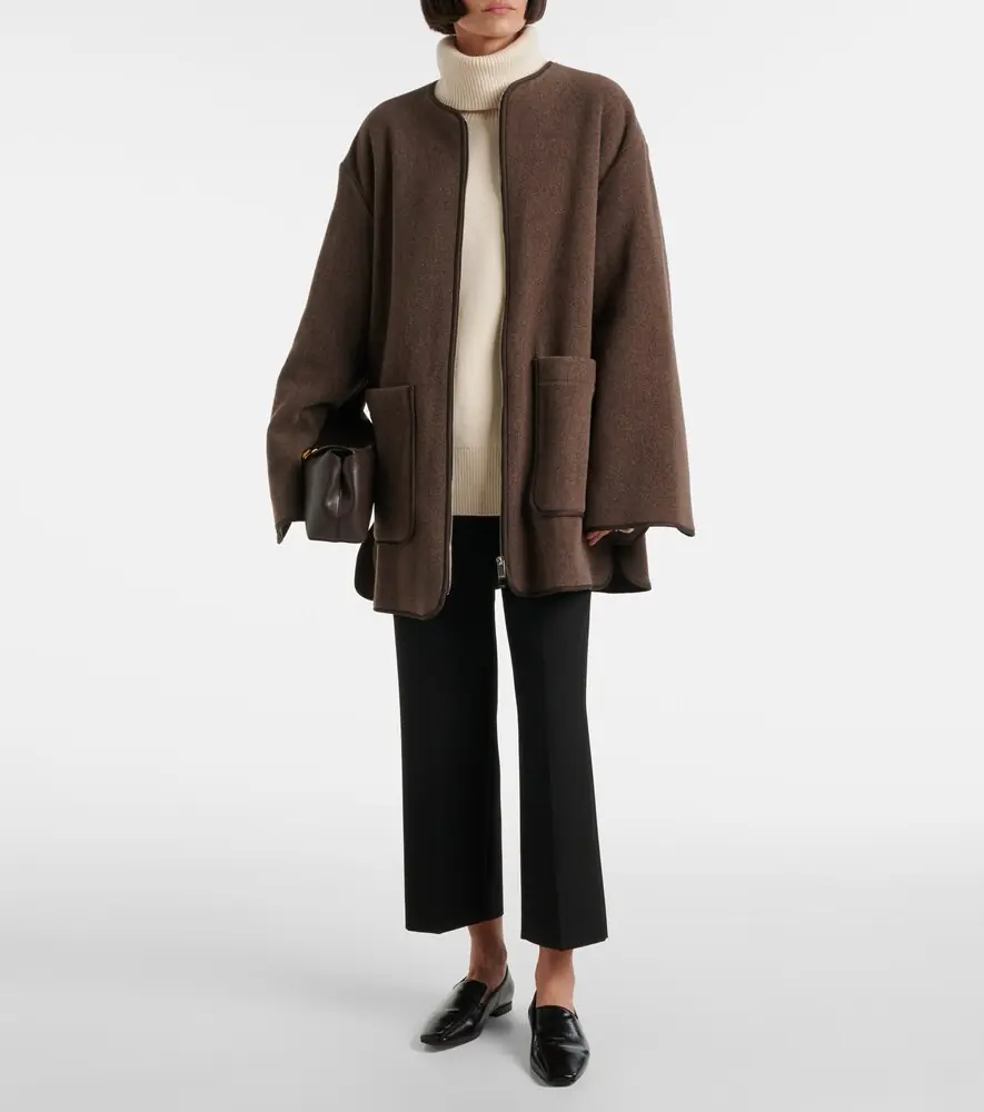 TOTEME Felted wool-blend jacket | Thumbnail 5