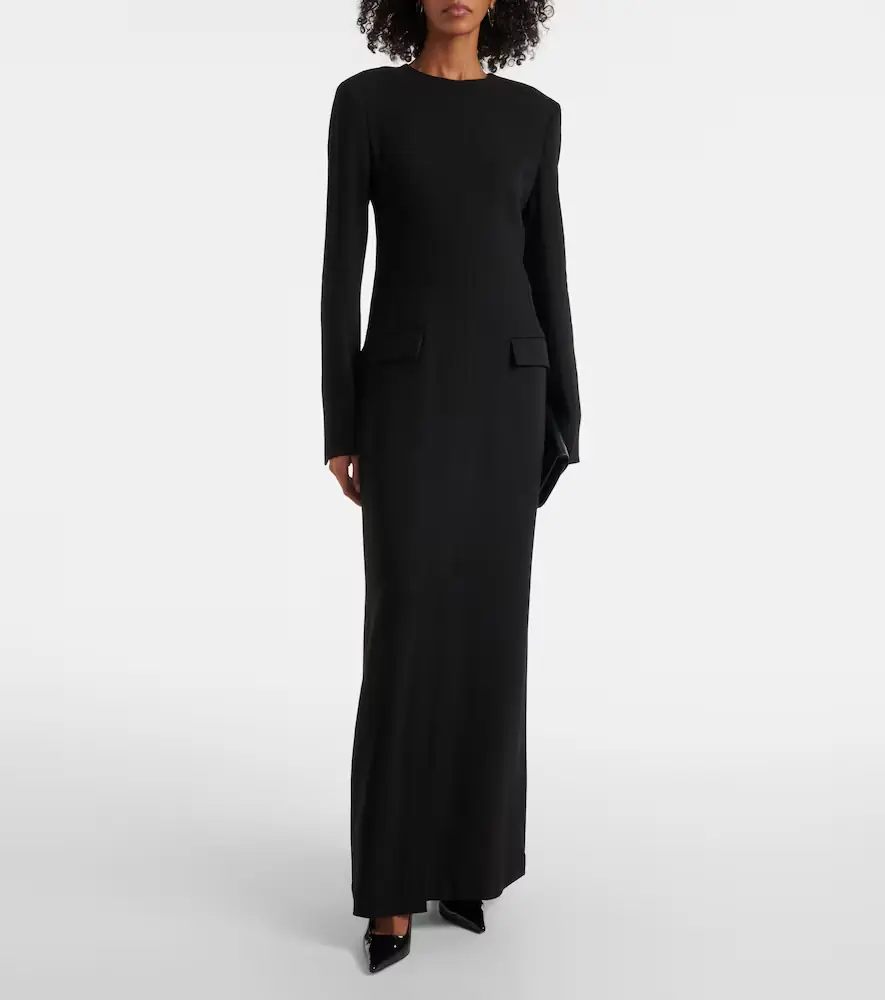 TOTEME Crêpe maxi dress | Thumbnail 2 TOTEME Crêpe maxi dress | Thumbnail 2