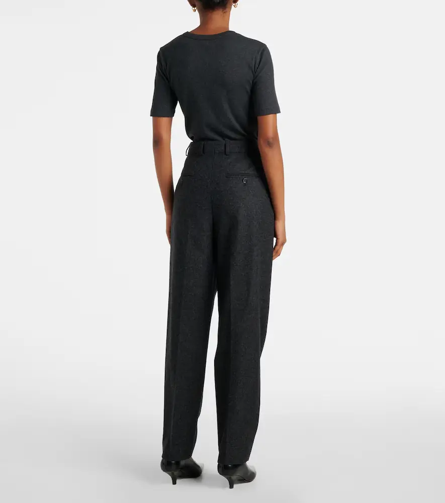 TOTEME Wool-blend tapered pants | Thumbnail 5 TOTEME Wool-blend tapered pants | Thumbnail 5