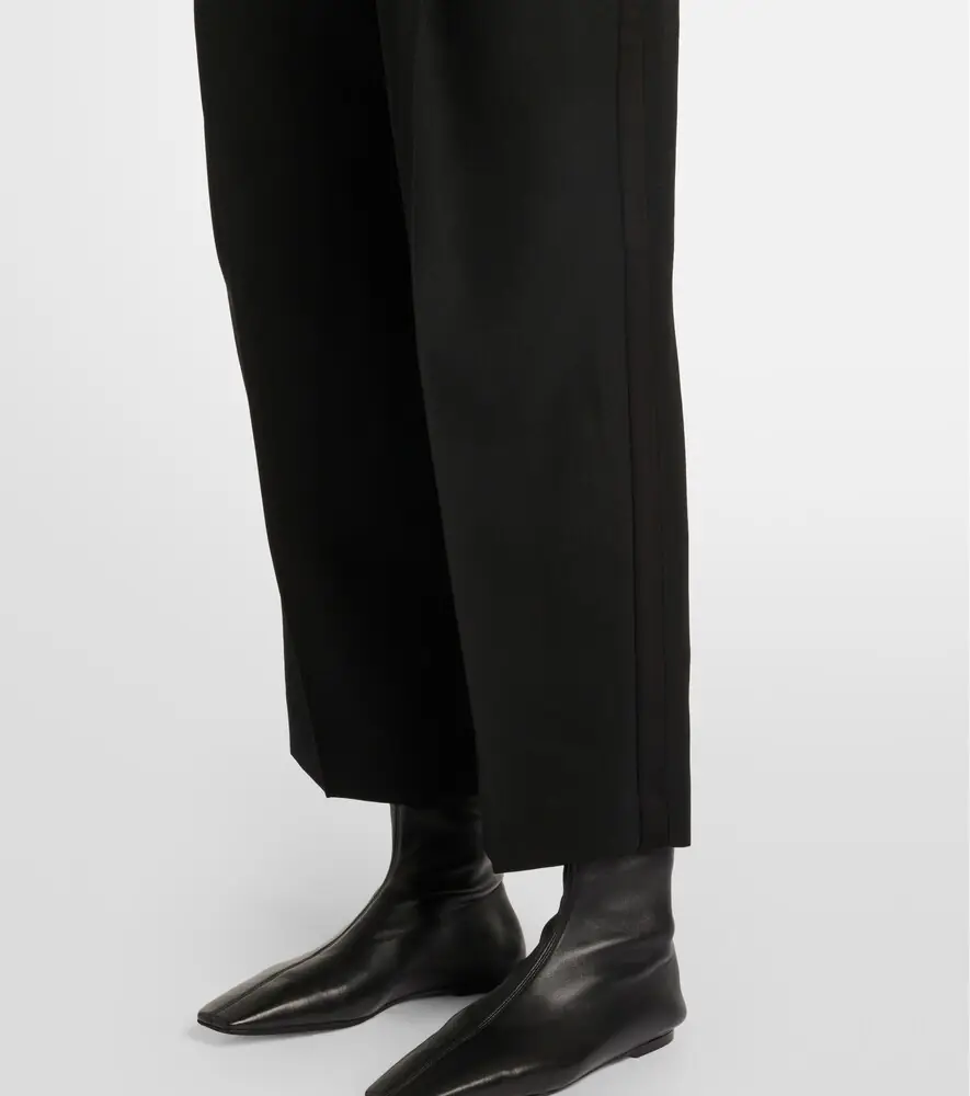 TOTEME High-rise twill straight pants | Thumbnail 5