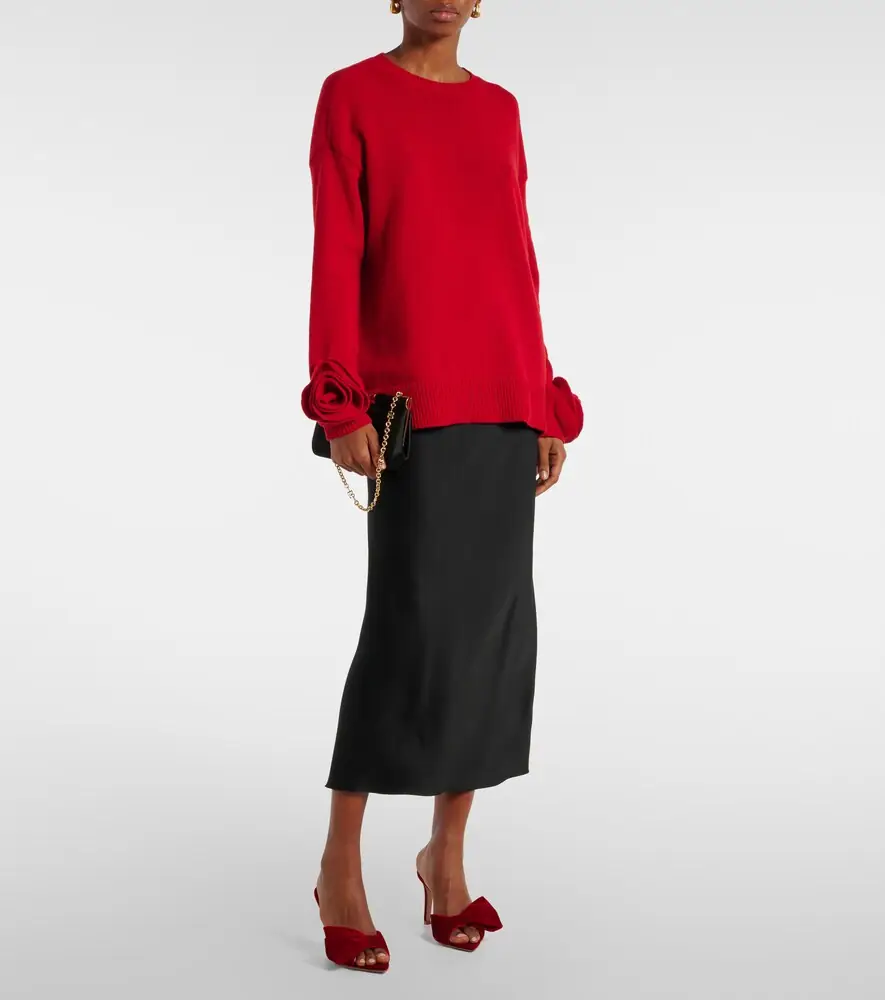 Gianvito Rossi 85 bow-detail velvet mules | Thumbnail 5
