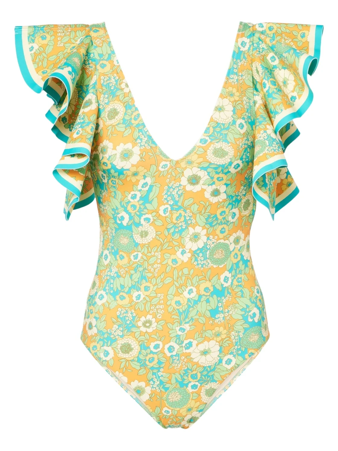 Cristina ruffled printed swimsuit Cristina ruffled printed swimsuit