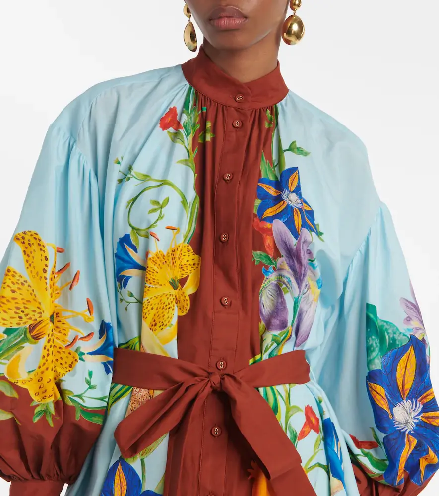 ALÉMAIS Alémais Dahlia cotton and silk shirt dress | Thumbnail 5 ALÉMAIS Alémais Dahlia cotton and silk shirt dress | Thumbnail 5