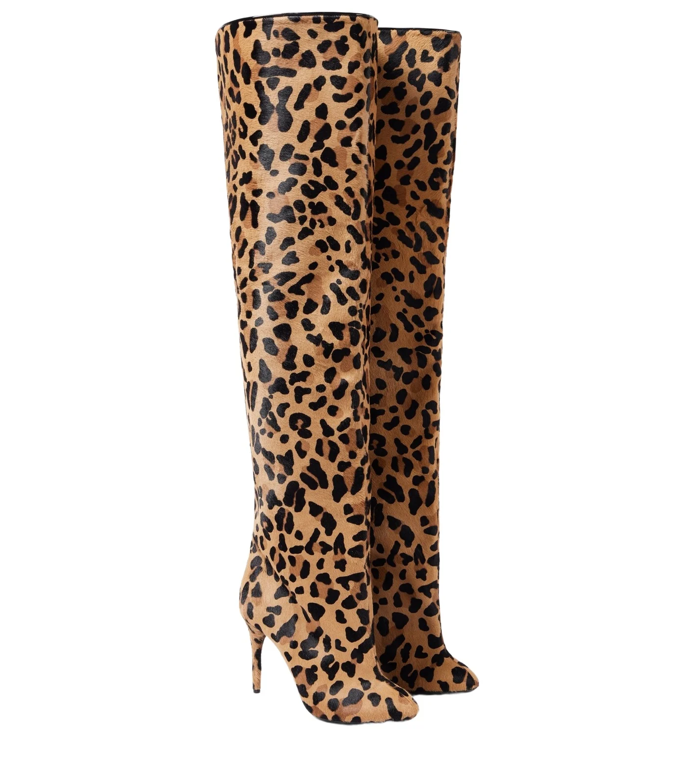 ALAÏA Decollete 90 calf hair over-the-knee boots
