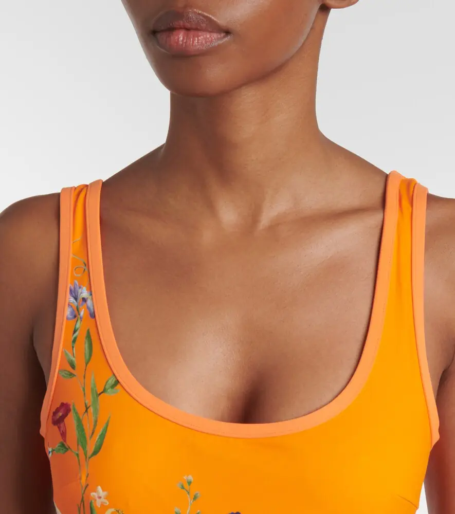 ALÉMAIS Flores printed belted swimsuit | Thumbnail 6