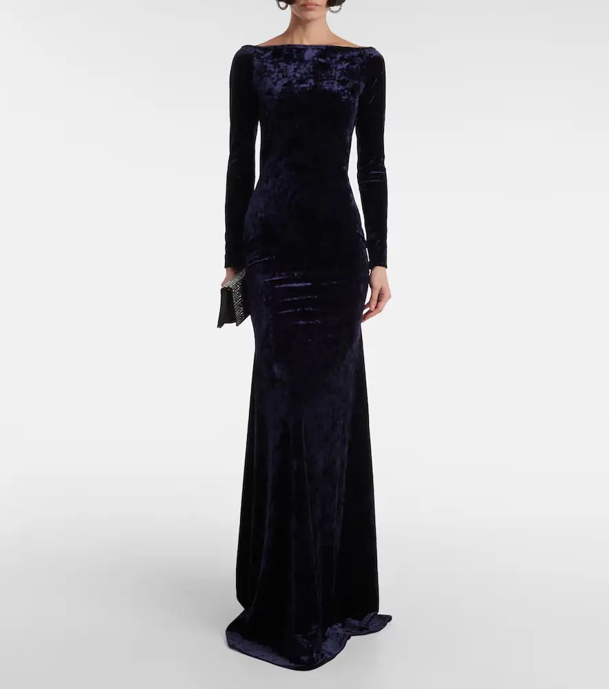 Alex Perry Velvet gown | Thumbnail 3