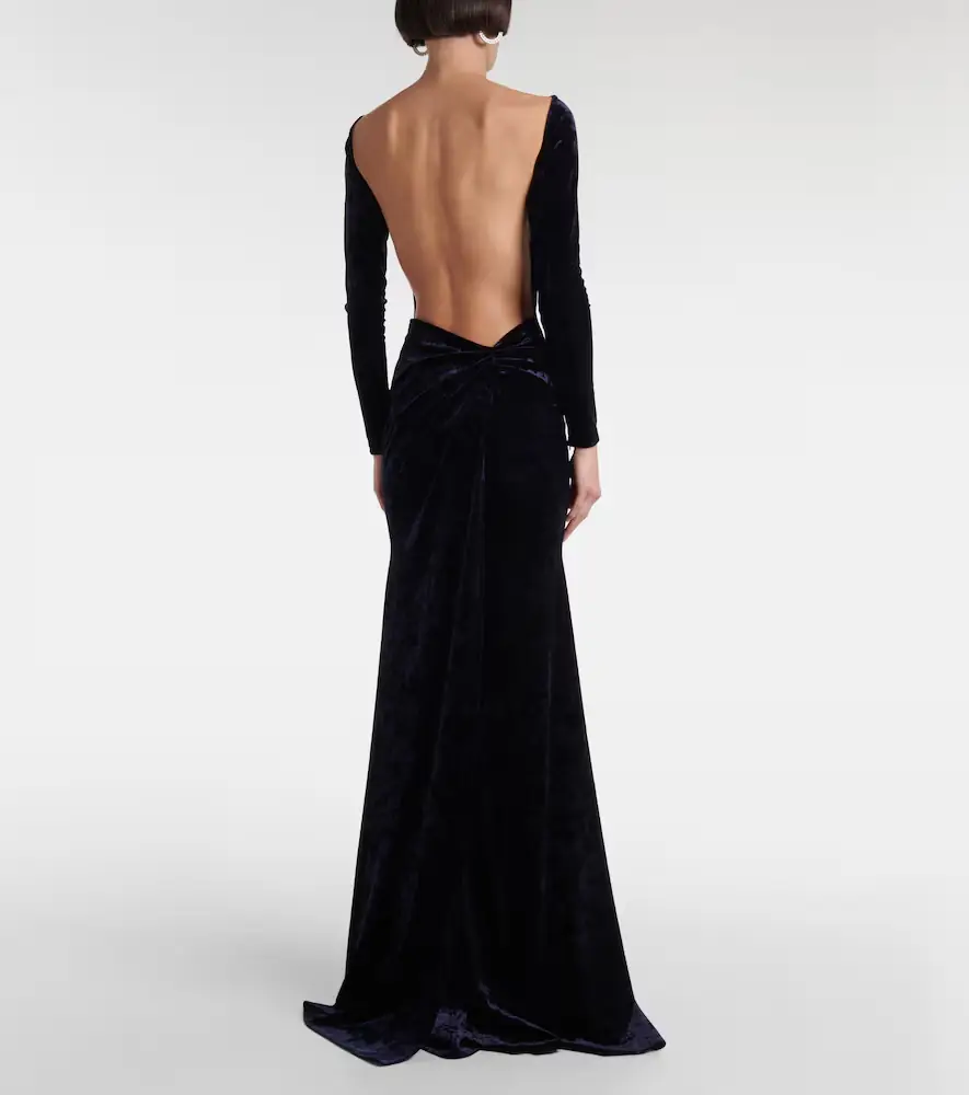 Alex Perry Velvet gown | Thumbnail 5