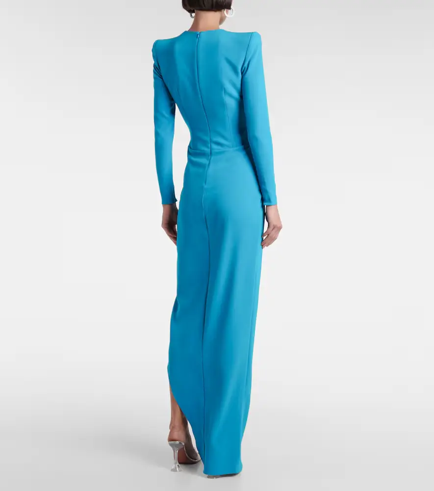 Alex Perry Draped asymmetric crêpe gown | Thumbnail 4 Alex Perry Draped asymmetric crêpe gown | Thumbnail 4
