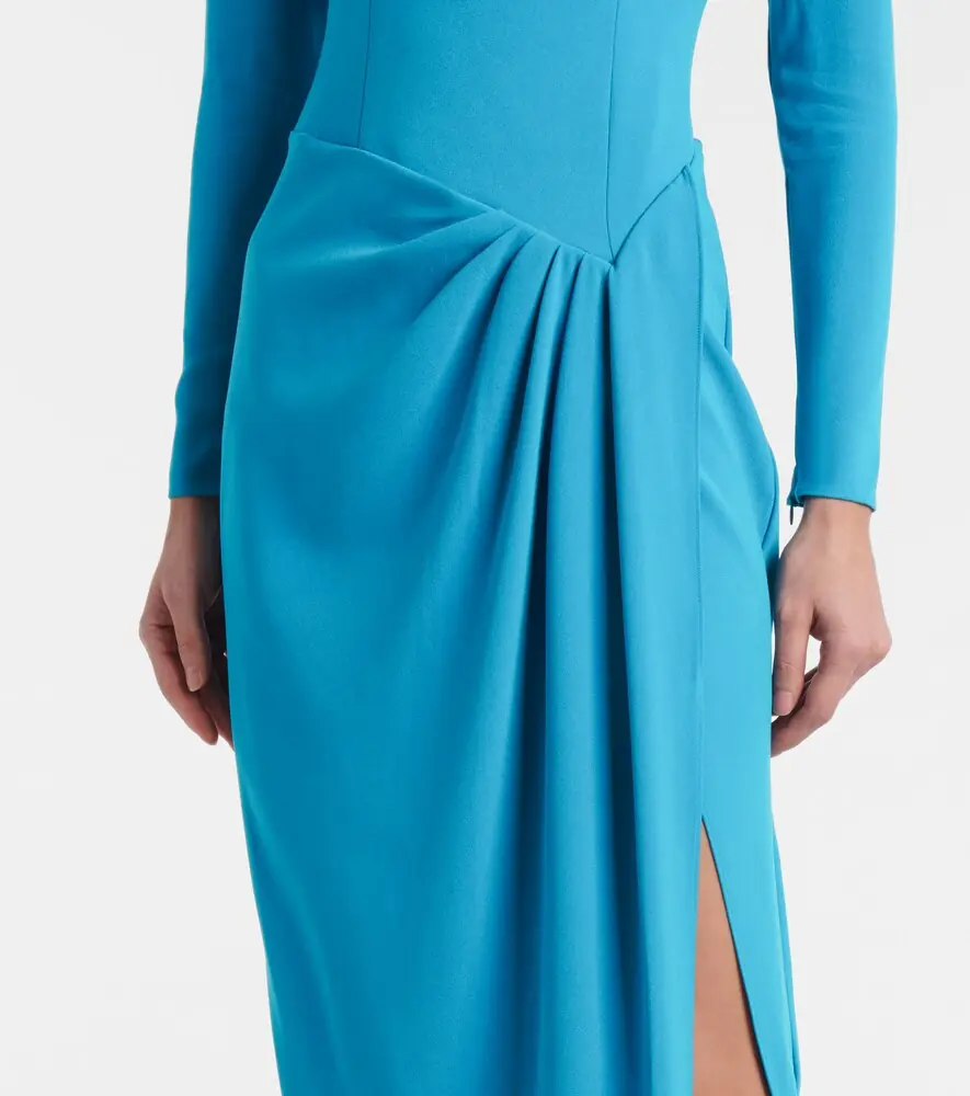 Alex Perry Draped asymmetric crêpe gown | Thumbnail 6 Alex Perry Draped asymmetric crêpe gown | Thumbnail 6