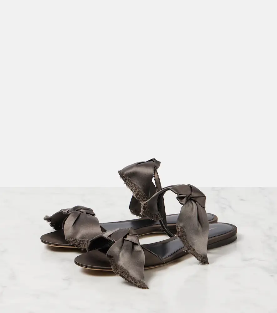 The Row Vika satin sandals | Thumbnail 4