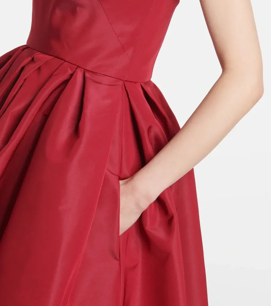 Carolina Herrera Strapless belted silk cocktail dress | Thumbnail 3 Carolina Herrera Strapless belted silk cocktail dress | Thumbnail 3
