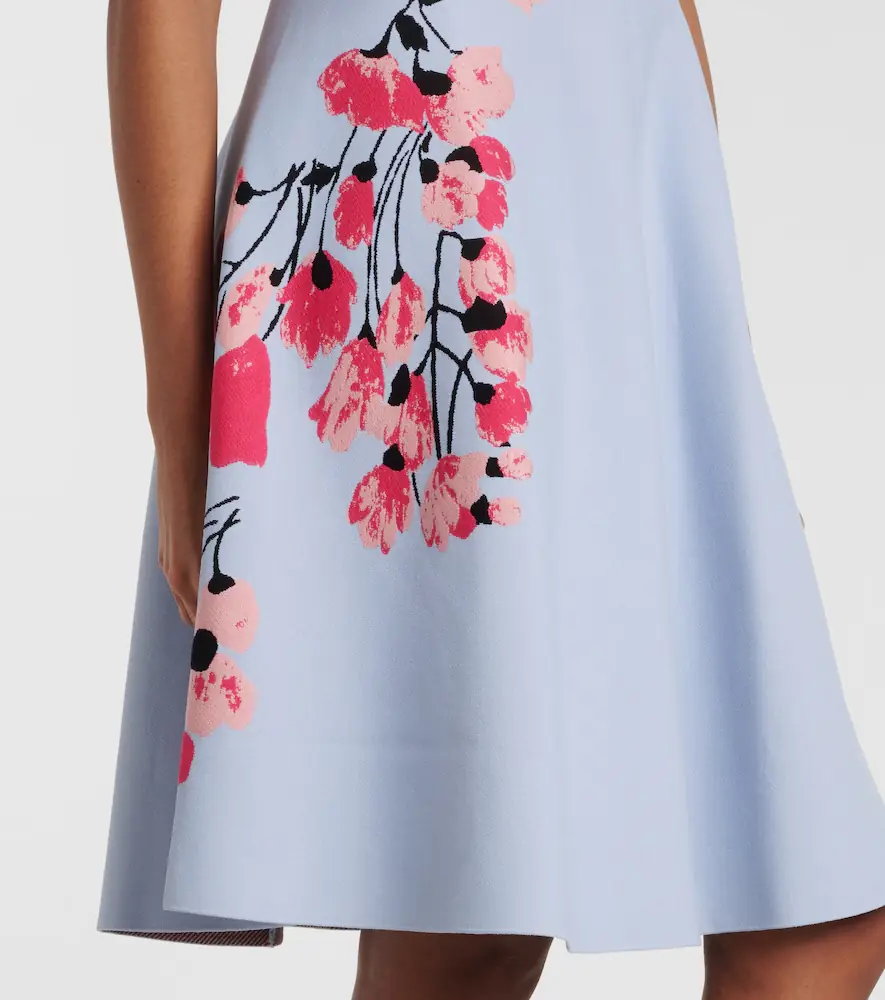 Carolina Herrera Floral jacquard midi dress | Thumbnail 3
