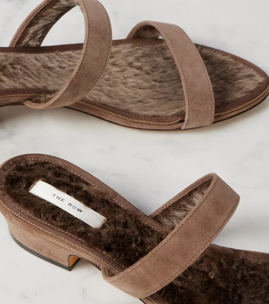The Row Awar suede sandals | Thumbnail 3
