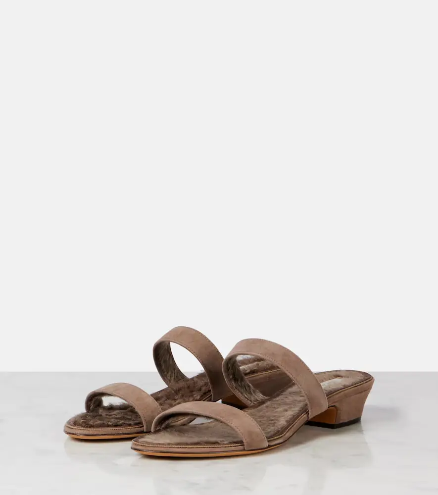 The Row Awar suede sandals | Thumbnail 4