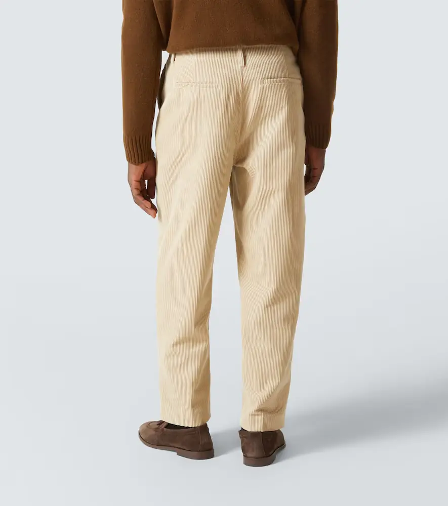 Frame Pleated cotton straight pants | Thumbnail 2 Frame Pleated cotton straight pants | Thumbnail 2