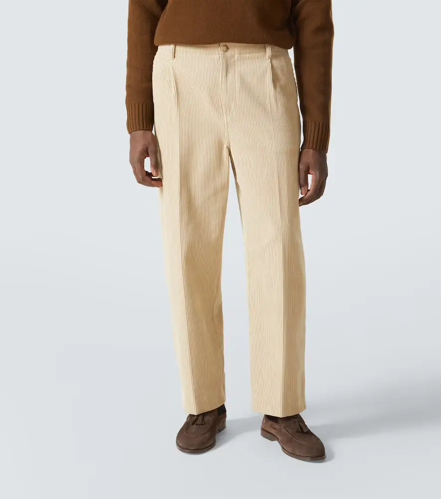 Frame Pleated cotton straight pants | Thumbnail 4 Frame Pleated cotton straight pants | Thumbnail 4