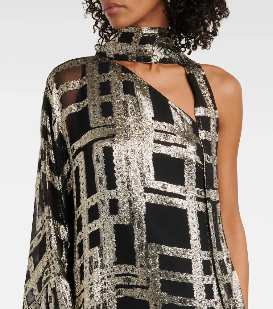Taller Marmo Betsy printed asymmetric silk-blend maxi dress | Thumbnail 2 Taller Marmo Betsy printed asymmetric silk-blend maxi dress | Thumbnail 2