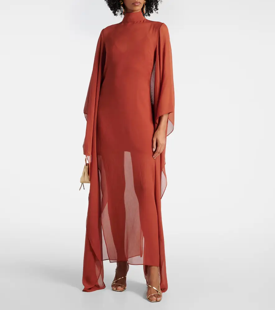 Taller Marmo Lanzarote silk chiffon kaftan | Thumbnail 2 Taller Marmo Lanzarote silk chiffon kaftan | Thumbnail 2