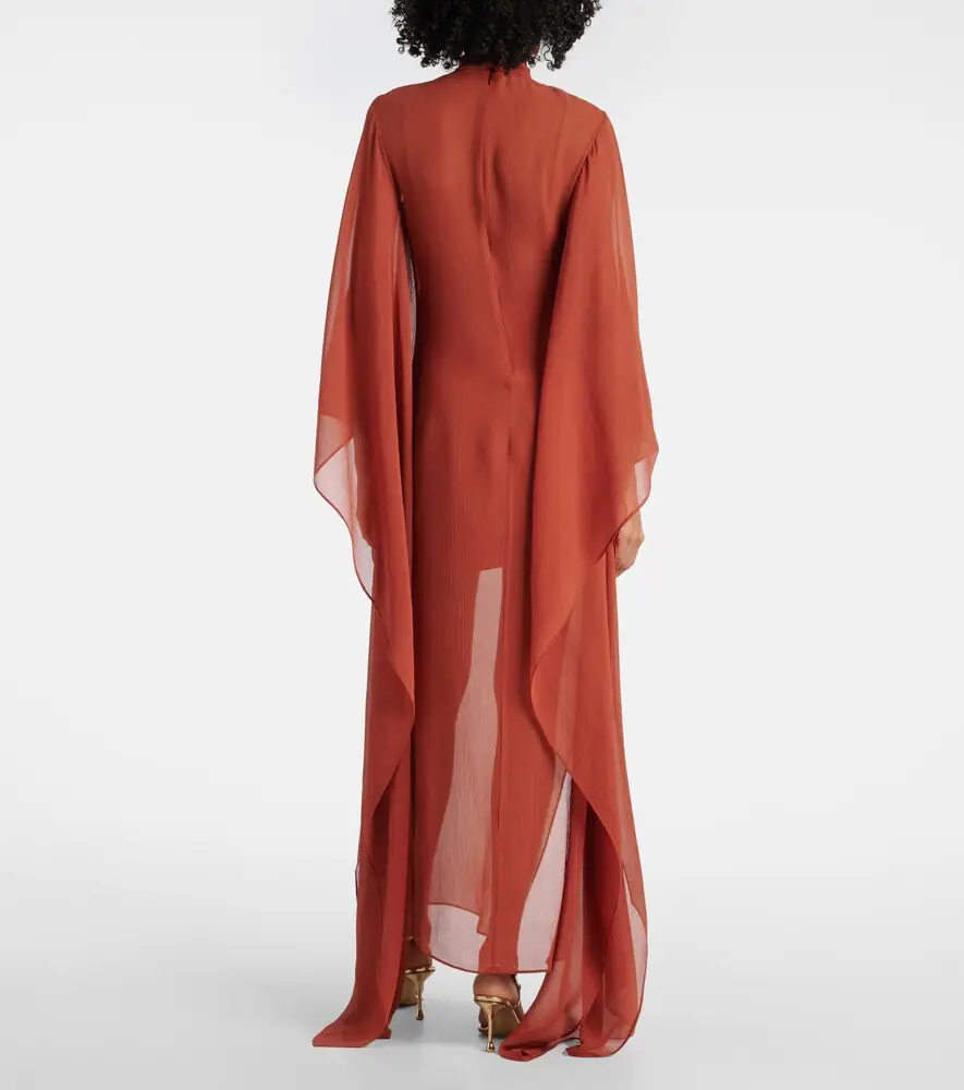 Taller Marmo Lanzarote silk chiffon kaftan | Thumbnail 4 Taller Marmo Lanzarote silk chiffon kaftan | Thumbnail 4