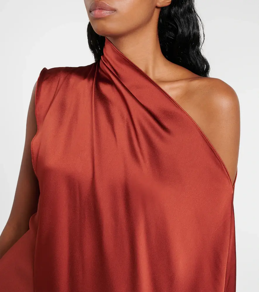 Taller Marmo Berenson fringed one-shoulder gown | Thumbnail 5