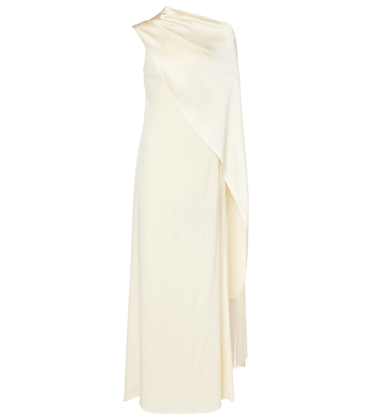 Taller Marmo Berenson caped crêpe cady gown