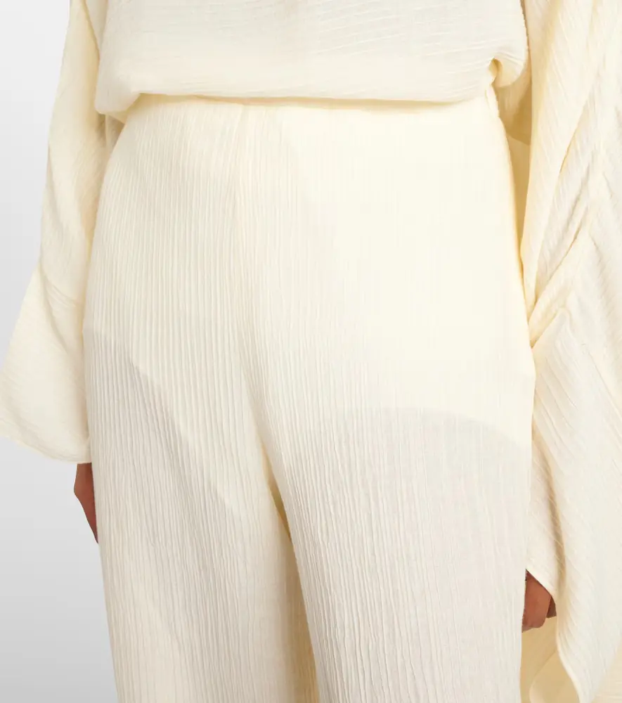 Taller Marmo Zoagli cotton and silk-blend straight pants | Thumbnail 3 Taller Marmo Zoagli cotton and silk-blend straight pants | Thumbnail 3