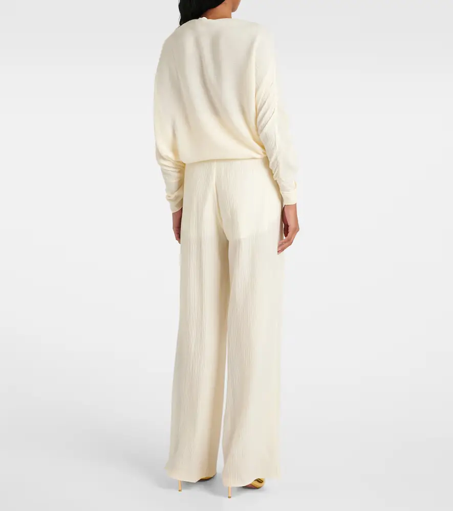 Taller Marmo Zoagli cotton and silk-blend straight pants | Thumbnail 4 Taller Marmo Zoagli cotton and silk-blend straight pants | Thumbnail 4