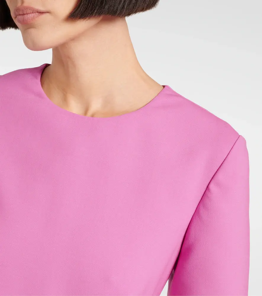 Oscar de la Renta Floral lace-trimmed midi dress | Thumbnail 3 Oscar de la Renta Floral lace-trimmed midi dress | Thumbnail 3