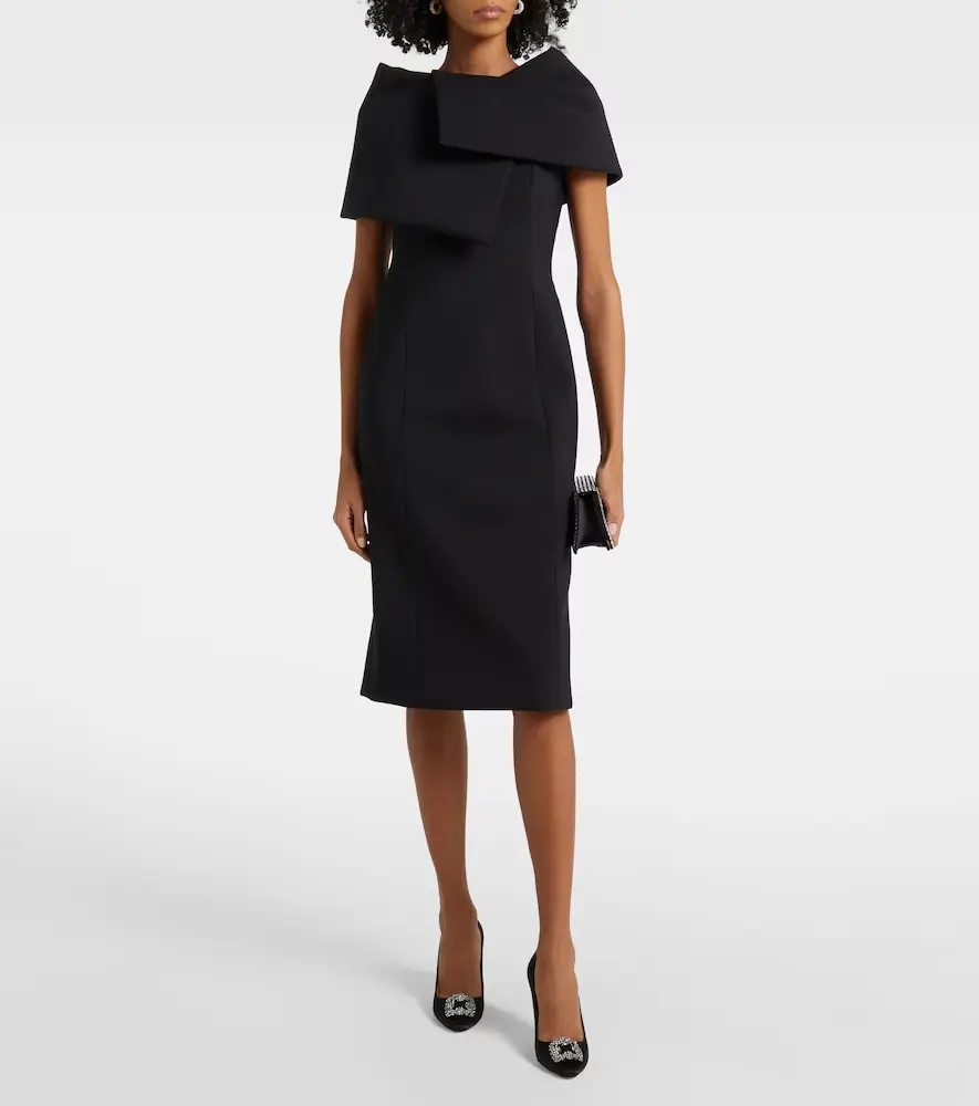 Oscar de la Renta Draped cocktail dress | Thumbnail 2