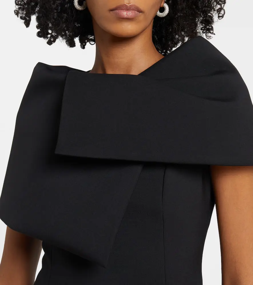 Oscar de la Renta Draped cocktail dress | Thumbnail 4