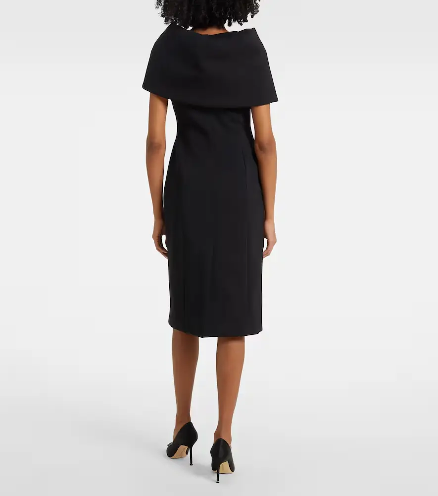 Oscar de la Renta Draped cocktail dress | Thumbnail 5