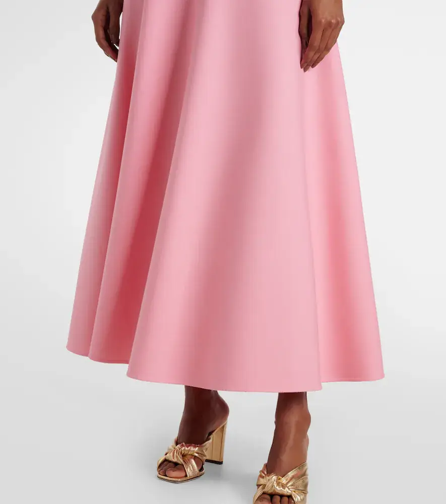 Oscar de la Renta Wool-blend midi dress | Thumbnail 5 Oscar de la Renta Wool-blend midi dress | Thumbnail 5
