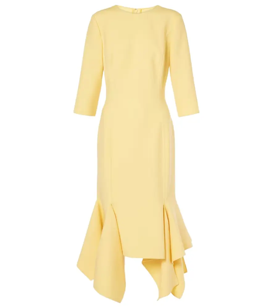 Oscar de la Renta Wool-blend midi dress | Image 1 Oscar de la Renta Wool-blend midi dress | Image 1
