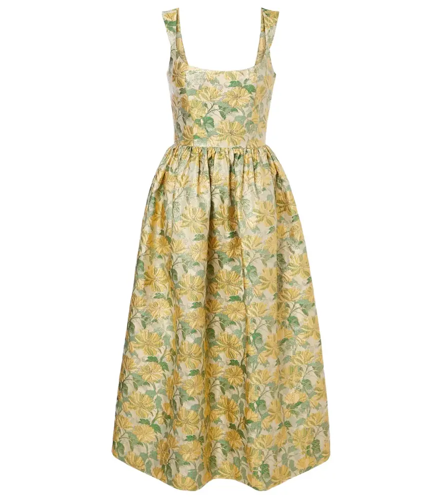 Markarian Floral lamé jacquard gown | Image 1 Markarian Floral lamé jacquard gown | Image 1