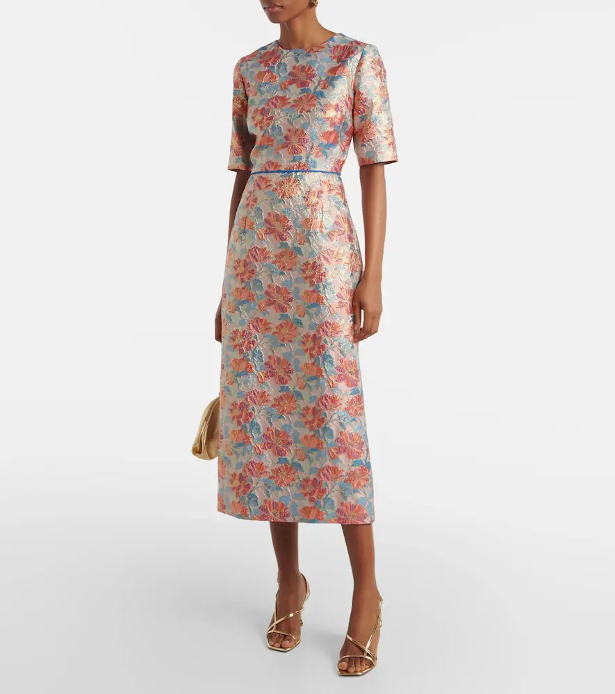 Markarian Metallic brocade cocktail dress | Thumbnail 2